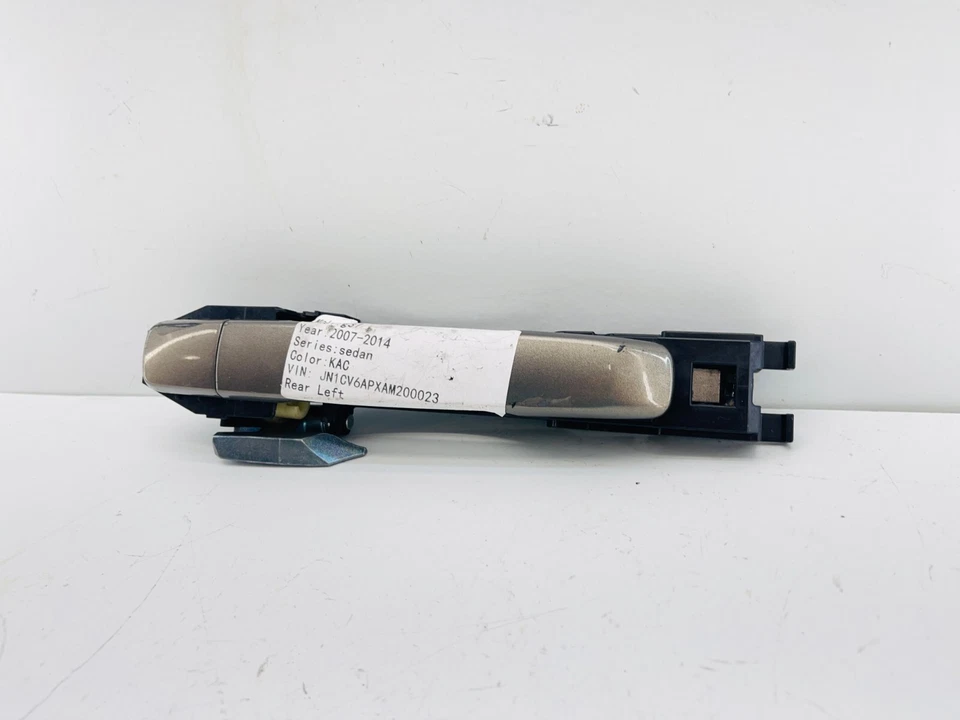 07-13 Infiniti G37 G35 Manija de puerta exterior pasajero trasero izquierdo OEM Foto 3 de 4