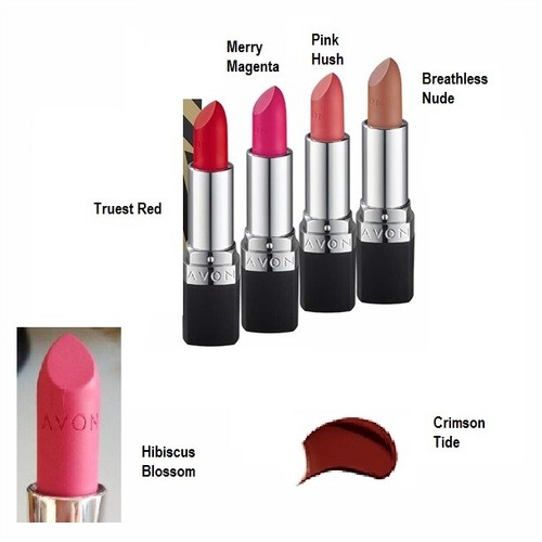 AVON True Colour Perfectly Matte Lipstick All Shades Blushed & Delicate FULLSIZE - Picture 20 of 47