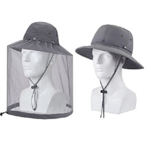 Ushake Mosquito HEAD Net Hat Safari Sun 