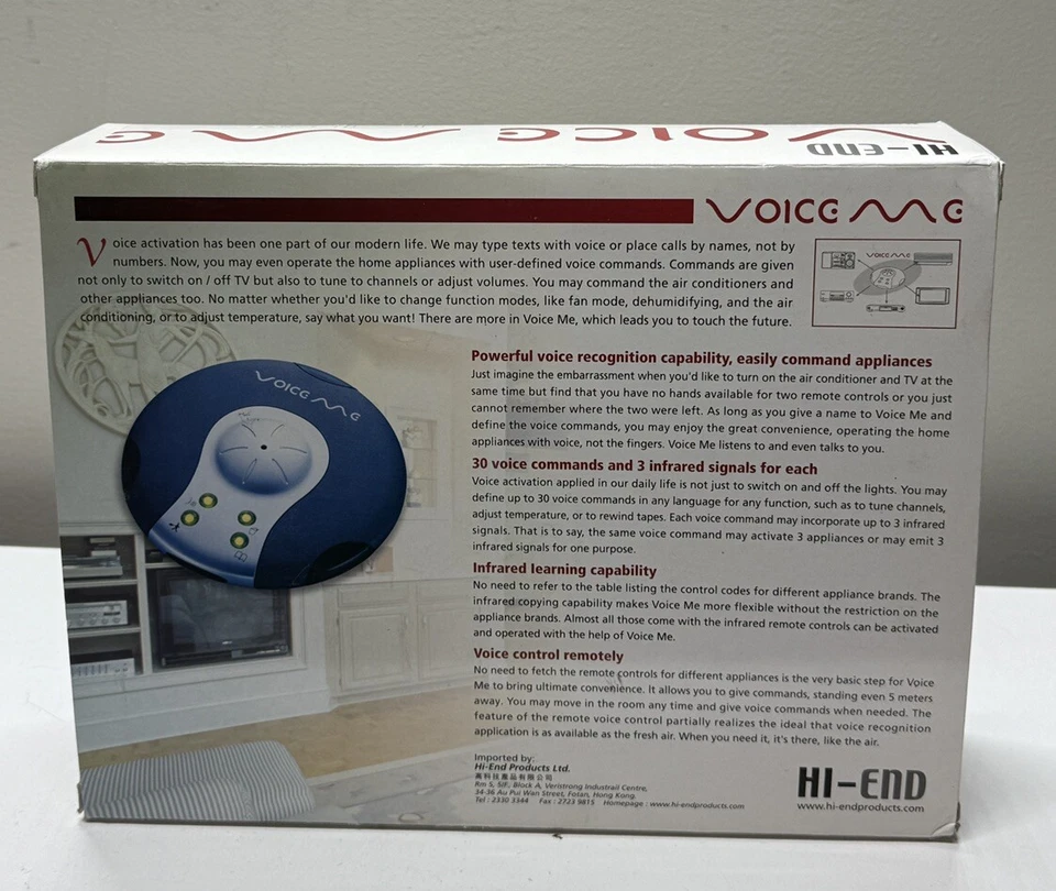 Hotech Voice ME Voice Activated Remote Control VM1030 VINTAGE - Image 2 of 4