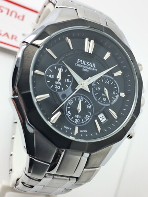 PULSAR (by Seiko) VD53-X060 MEN'S CHRONO MODERN NOT-WORKING SAMPLE WATCH  PT3201 | eBay