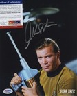 WILLIAM SHATNER STAR TREK SIGNED AUTOGRAPHED COLOR 8X10 PHOT