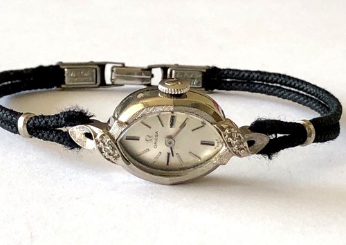 Vintage Omega 484 Wind Up 14K Gold 
