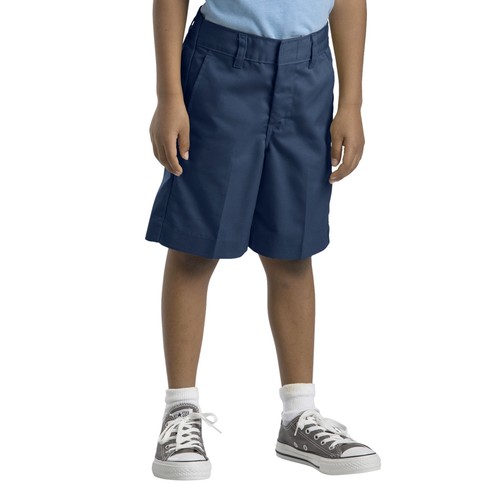 Dickies Boys Navy Shorts 54362-NVY Flat Front School Uniform Sizes 4 to 20 - Picture 9 of 24