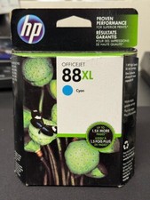 Genuine HP 88XL Cyan Ink OfficeJet Pro K550 K5400 K8600 L7480 L7650 Exp 07/2017