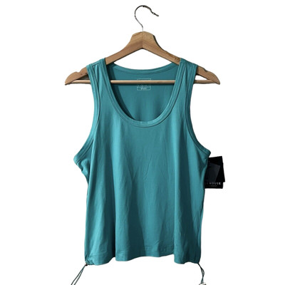 Cycle House Powered by Marika Tank Top Size Medium Cinch Toggle Cord Hem Ceramic
