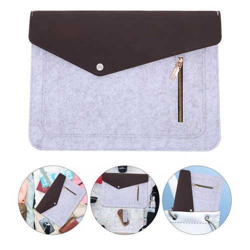 Zippered Pocket Liner Bag Travel Carrying Case Laptop Cover Sleeve