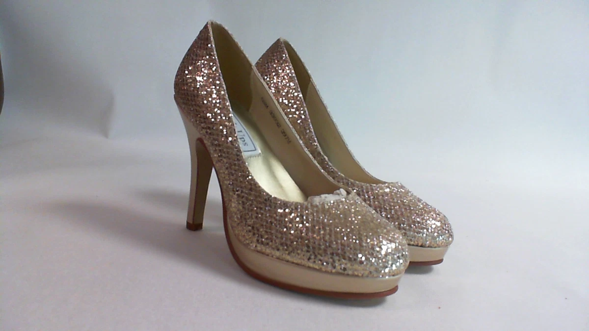 Touch Ups Wedding Shoes Champagne Candice US 6.5 M UK 4.5 30E22