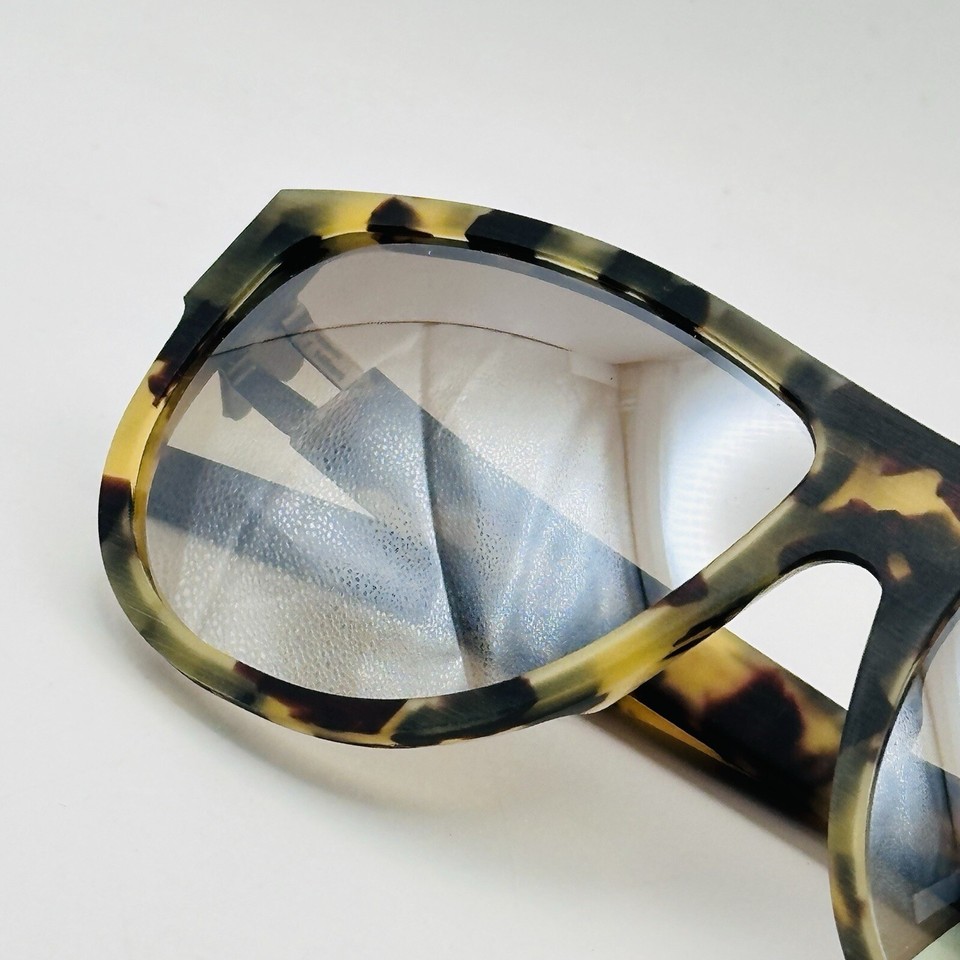 Ic Berlin Sunglasses Men Women Oval Brown Mirrored Mod. Alexander G