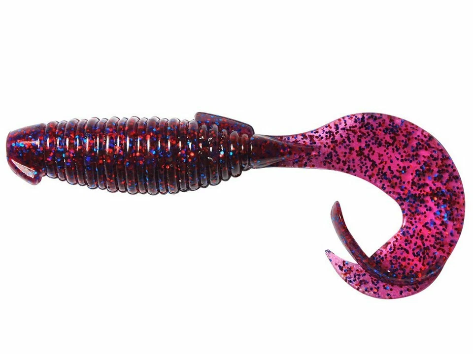 Keitech Flapper Grub 4inch 101mm 7pc Leurre souple Perche Sandre COULEURS - Photo 1/1