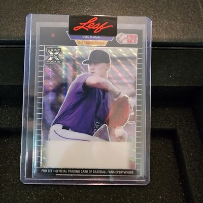 2021 Leaf Pro Set Metal JOE ROCK black Ice #1/1 pre production proof 