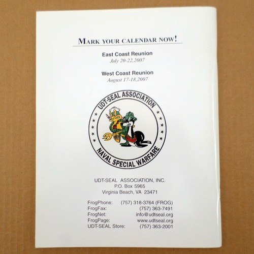 UDT-SEAL Association 2006 Membership Directory - Picture 5 of 5