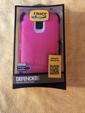 New OtterBox Defender Series Pink/White Case w/Holster for Samsung Galaxy S5