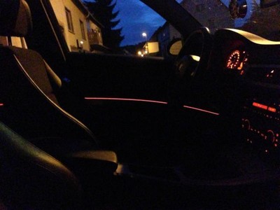 Kein Led Innenraumbeleuchtung Ambientebeleuchtung Vw Polo 6r Lichtleisten Orange Ebay