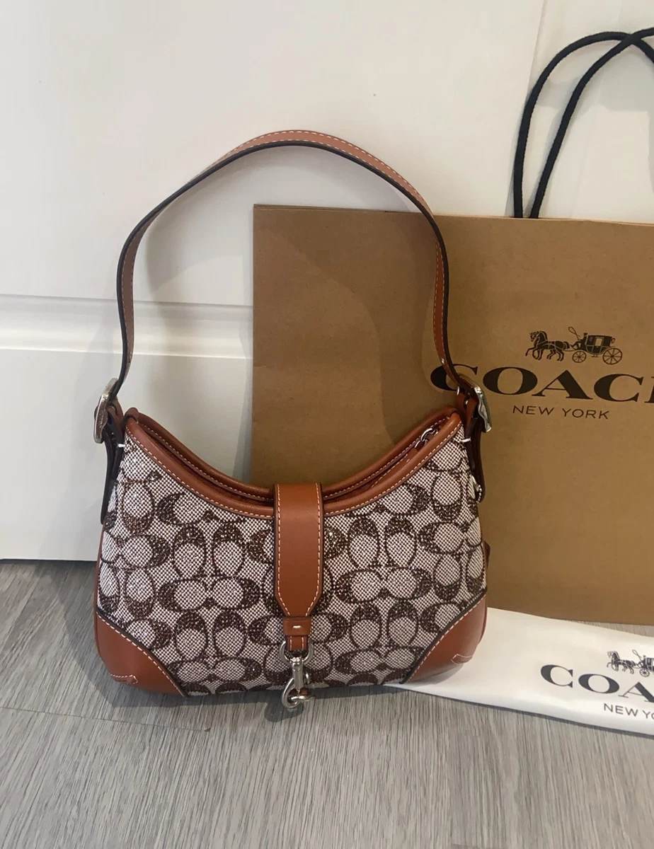 Coach Brown Signature Hobo Bag for sale | eBay