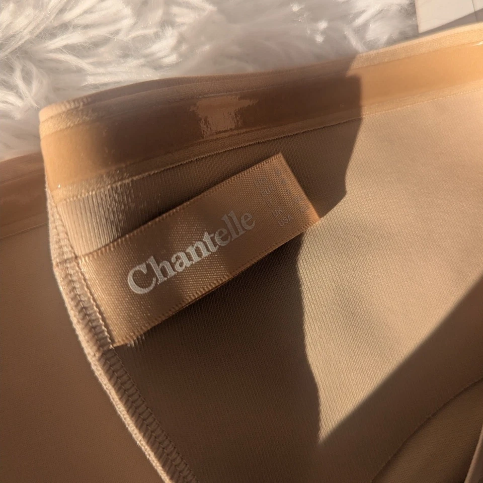 Prendas moldeadoras Chantelle ajustadas y lisas medio muslo nude talla XXL Foto 4 de 4