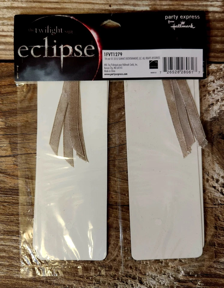 The Twilight Saga Eclipse Book Marks 2010 Edward Jacob Hallmark (4) Nuevo  Foto 3 de 4