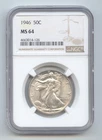 1946 Walking Liberty Half Dollar, NGC MS-64