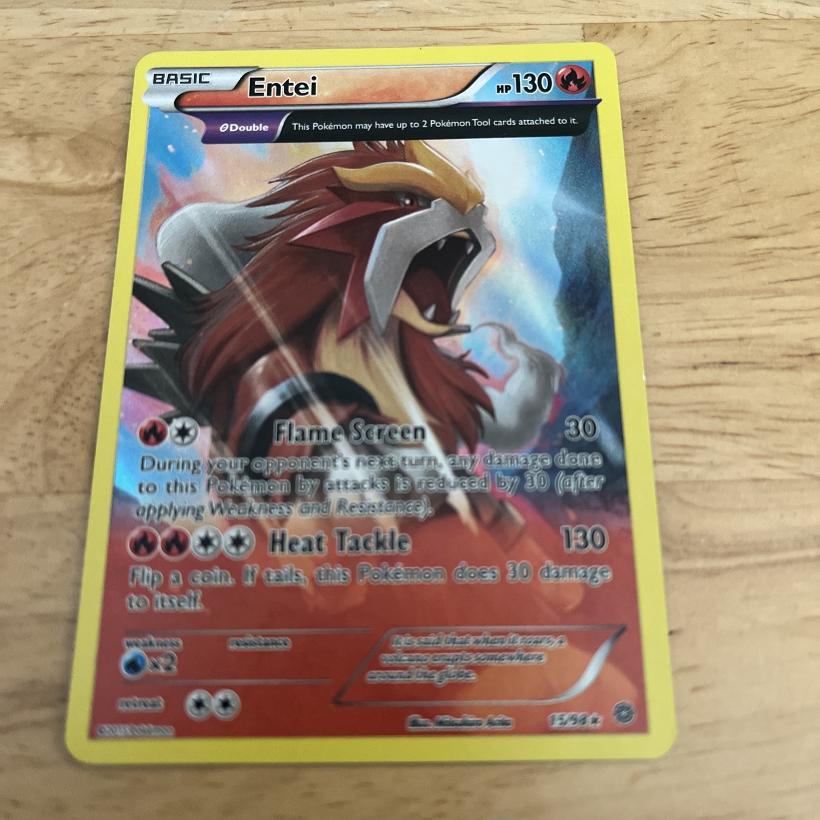 Entei 15/98 XY - Ancient Origins Reverse Holo