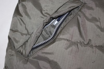 Vintage Quiksilver Vest Mens XL Reversible Puffer Nylon Fleece