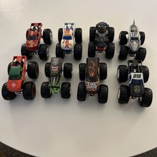 Hot Wheels Monster Jam Toy Trucks Lot Of 8