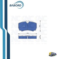GNC P1206 Set BremsbeläGe Hinterachse FüR Iveco Daily III VI IV V 99-