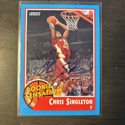2011-12 Fleer Retro Rookie Sensation Auto Chris Singleton 61/83