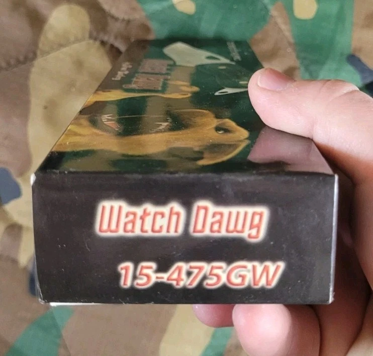 Cuchillo de hoja fija Frost Cutlery Watch Dawg funda de nailon de 5 pulgadas Foto 2 de 4