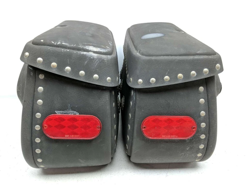Estuches de equipaje para silla de montar Honda VT750 98-03 Shadow ACE Leatherlyke Foto 2 de 4