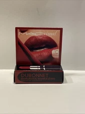 MAC Macximal Sleek Satin Lipstick  827 DUBONNET  NIB .05 oz Mini