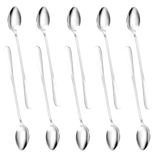 Lot De 6 Cuillères à Glace En Inox – Uxcell, 7,5 Pouces, Bleues