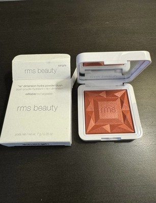 RMS Beauty ReDimension Hydra Powder Blush Sangria .25 oz 7 g Full Size NIB