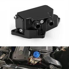 Oil Cooler Adapter with Low Thermostat For BMW 135i 335i 1M 35i N54 N55 Engines