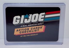 1986 G.I. JOE Action Cards #96 CHECKLIST 1 Card NM/M Milton Bradley HASBRO '86 I