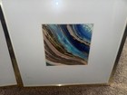 z gallerie wall art (2) Agate in peacock framed  — photo 6