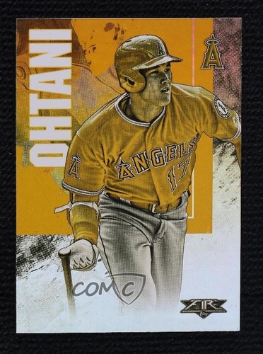 2019 Topps Fire Gold Minted Shohei Ohtani #1 lg1
