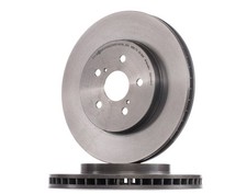 2x BREMBO Disque de frein Avant pour TOYOTA Highlander I (XU20) 319mm 09.A109.11