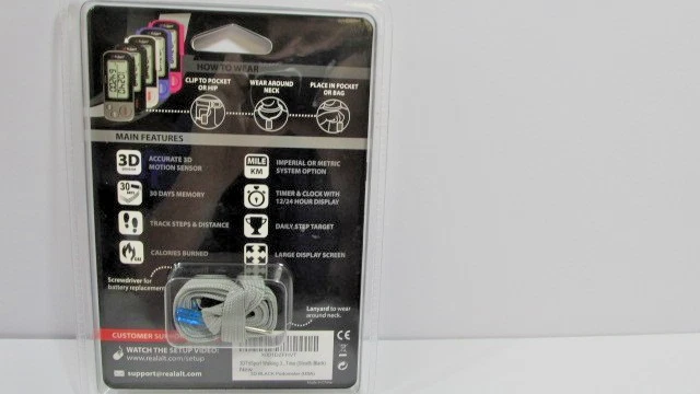 3D TriSport Digital Pedometer Memory Walking Calorie Timer Step Counter Jogging - Image 4 of 4