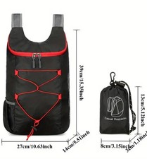 20l folding back pack rucksack bag edc fold away shopping luggage packable light