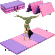Gymnastics Mat, 3Ftx6Ft / 4Ftx8Ft 2" Thick Folding Kids' Gymnastic Tumbling Mat