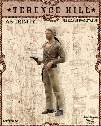 Terence Hill As Trinity Lo Chiamavano Trinità 1/12 PVC Statue INFINITE STATUE - Foto 4 di 7