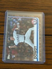 Kyle Dowdy 04/25 2019 Topps Update Camo Parallel #US229 Rangers