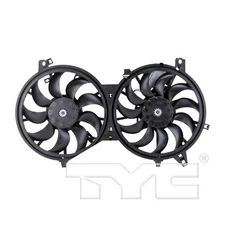 For 2011-2012 INFINITI G25 2.5L V6 Dual Radiator and Condenser Fan Assembly TYC