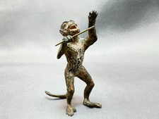 Vintage Vienna Bronze Monkey Conductor, Waving His Baton, Singing Along