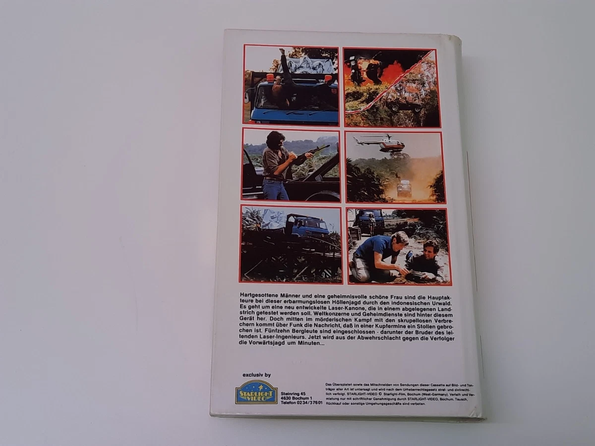 Die Jagd der goldenen Tiger 1984 VHS German PAL Video Hartbox Danger Keine Zeit