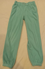 Carter's Gril's Size 8 Teal Green Fleece Elastic Waist Sweatpants Pants