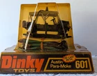 Vintage Dinky #601 Austin Para-Moke Jeep w/ Parachute Green Original Packaging
