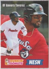 2018 Pawtucket Red Sox Dunkin Donuts SGA Aneury Tavarez RC Rookie