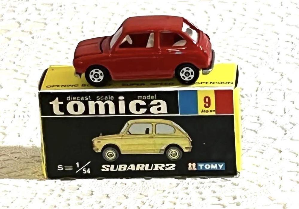 Tomica Black Box Subaru R-2 Made In Japan