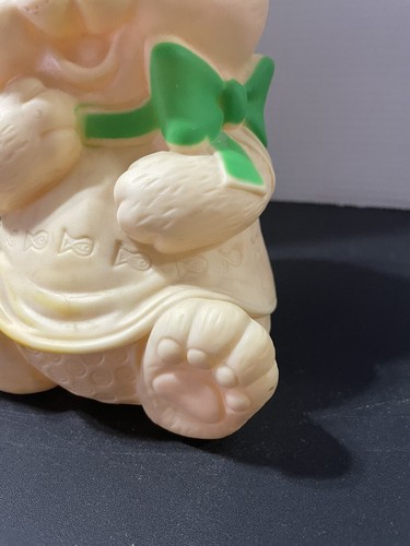 Vintage Ashland Rubber Products Blue Ribbon Kitten Green eyes Green Ribbon Rare - Picture 8 of 9